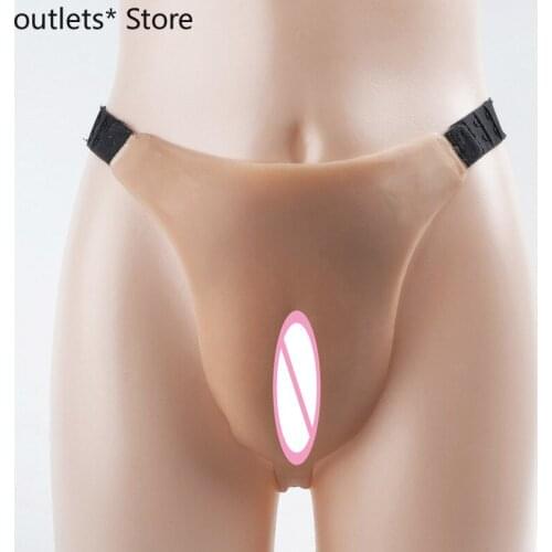 Silicone Pant Camel Toe Realistic Fake Vigina Underwear Artificial Vagina Crossdresser Vagina CD Crossdresser Shapewear Women