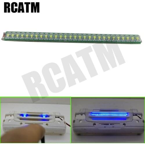 Led Front Intake Side Pedal Ambient Flashing Running water Light for 1/8 1/10 1/14 RC Car Truck TRX4 TRX6 SCX10 Scania MAN Lesu