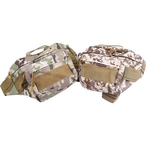Outdoor Military Waist Bag Tactical Waist Pack Shoulder Bag Multi-pocket Camping Hiking Pouch Belt Wallet Pouch Purse