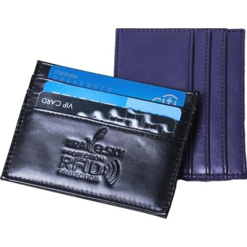 RFID card holder imitation leather take in 3 credit cards and coin change ultrathin portable whosesale 100pcs shipping 13625P