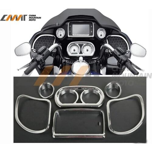 Inner Fairing Speedometer Radio Speaker Trim Kit case for Harley Road Glide 2015-2017