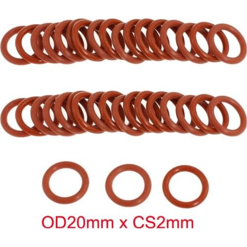 OD20mm x CS2mm high temperature silicone rubber seal o ring oring