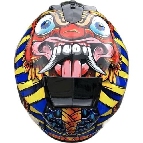 Winter season motorcycle helmet double lenses full face helmets racing motorbike filp up cool women riding casco