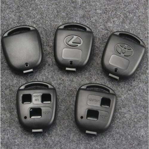 DAKATU Car Key Shell 2/3 Buttons Remote Case For Toyota Yaris Camry Corolla For Lexus Es Rx Is Lx IS200 RX300 ES300 LS400 GX460