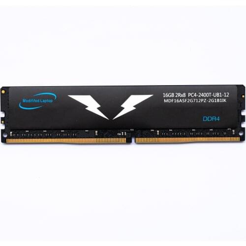 16GB 2R*8 PC4-2400 DDR4 2400MHz 280 Pin DIMM optimized for modified laptop CPU