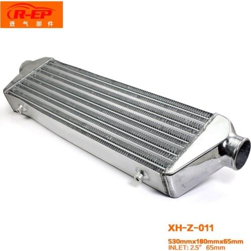 Automotive Intercooler Modified Turbine Heat Sink 530*180*65mm Engine Cooler Intercooler For Honda Civic Integra Saab 2.5"