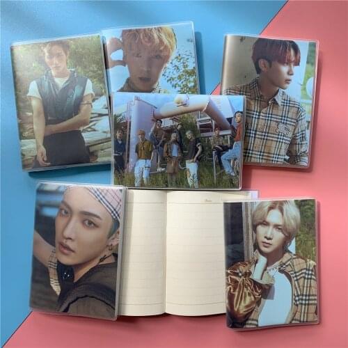 1pcs Kpop ATEEZ Mini Notebook Notepad 75pages 125*85mm