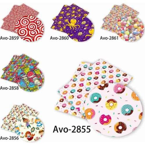 Diy-Everyday Diy 30*135cm Printed Faux Synthetic Leather Vinyl for Bow,DIY handmade Materials