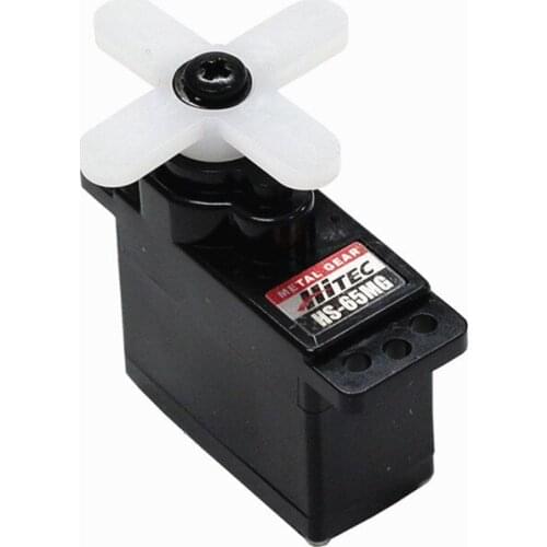 HiTec HS-65MG Micro-Analog High-Torque Metal Gear Servo 1:8 Rc Car / Helicopter / Small Training Drone Digital Servo For Rc Car