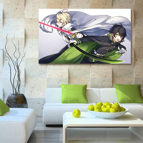 Diy oil painting Seraph of the end digital paint by numbers Owari no Seraph diy digital painting Japan Style anime posters