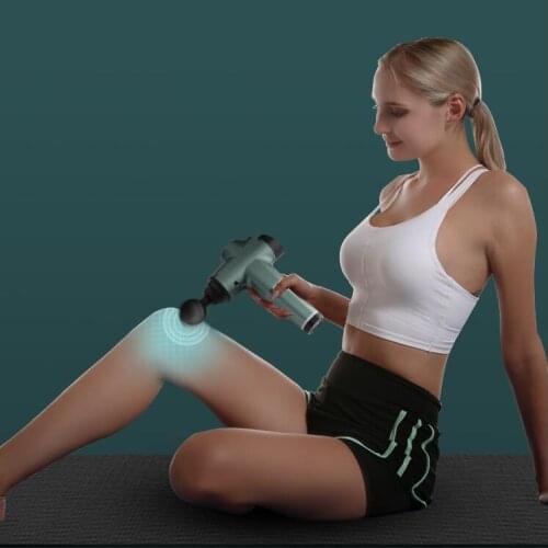 2021 New 7800r LCD Display Body Massage Gun Exercising Muscle Electric Massager for Body and Neck Vibrator Deep Slimming Shaping