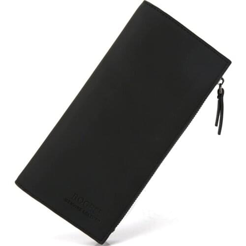 Mens PU Leather Zipper Wallet Multi Function Large Capacity Male Long Clutch Wallets Cell Phone Pack Coin Purse Card Holders