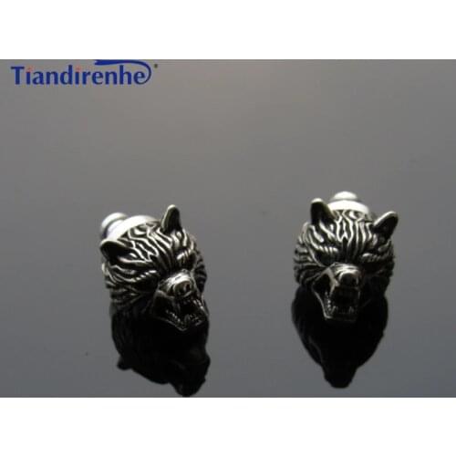 Newest MMCX Dynamic Earphone Wolf head Headset Noise Canceling Sport Earplugs Replacement Cable for Shure SE215 SE535 SE846