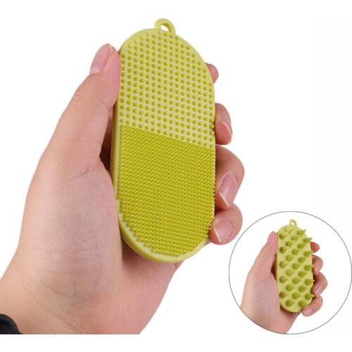 NEW Pet Washer Dog Cat Massage Silicone Brush Comb Cleaner Puppy Wash Tools Soft Gentle Silicone Bristles Clearing Brush Tools