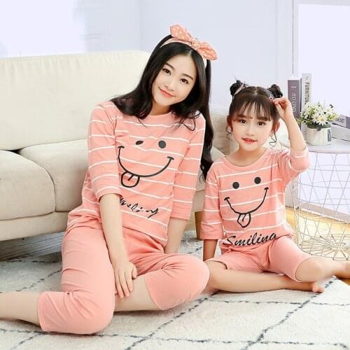 Baby Girls Clothes Summer Lounge Sets Boys Clothes Homewear Pajamas for Boy Pyjamas Kids Nightwear 100-175cm Clothes Night Dress