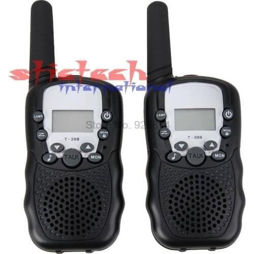 By DHL or EMS 100 pieces 0.5W UHF Auto Multi Channels 2-Way Radios Walkie Talkie T-388
