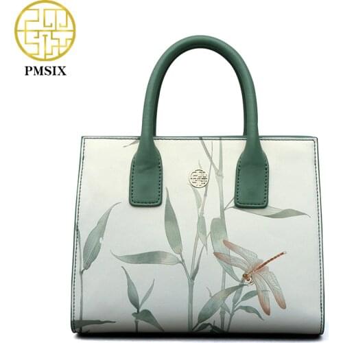 Pmsix Women's Green Bags