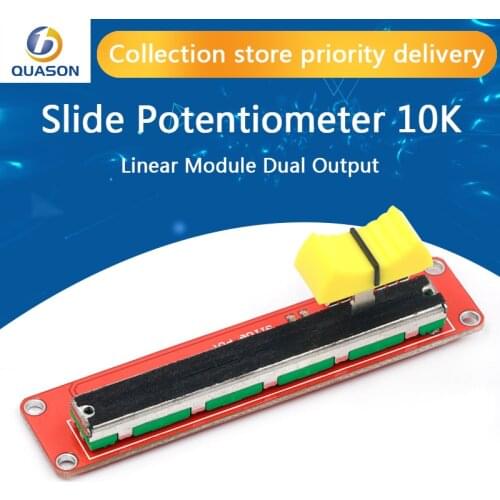 Slide Potentiometer 10K Linear Module Dual Output for Arduino AVR Electronic Block