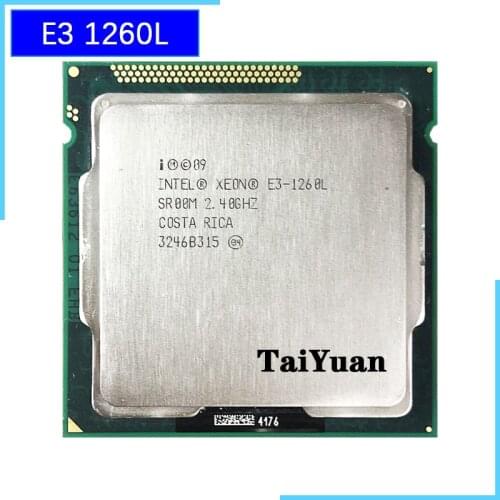 Intel Xeon E3-1260L E3 1260L E3 1260 L 2.4 GHz Quad-Core Eight-Core 45W CPU Processor LGA 1155