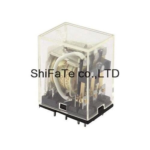 AC/DC 12/24/36/220V Rating Coil Volt 11 Pin General Purpose Power Relay 3PDT