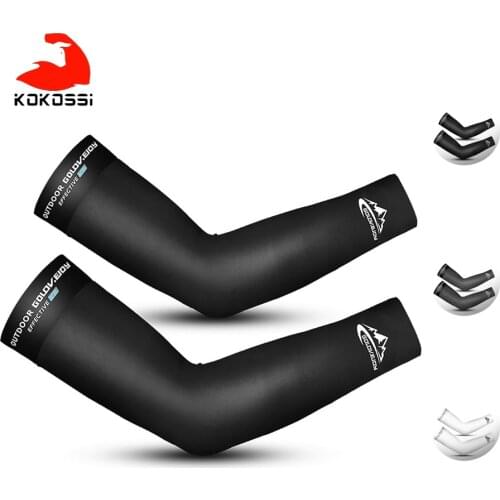 KoKossi Cycling Sunscreen Sleeves Skin-friendly Quick-drying Comfortable Breathable Running Hiking Fishing Sports Arm Protection