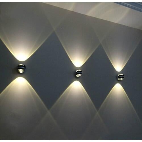 Up down wall lamp led modern indoor hotel decoration light living room bedroom bedside TV background picture lamp wall aisle bra