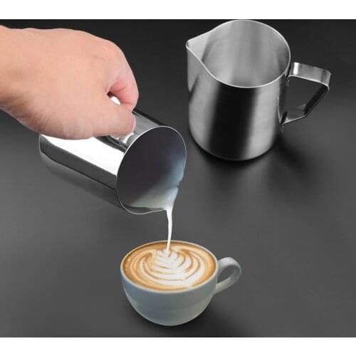 Pull Flower Cup Barista Craft Coffee Latte Pitcher Stainless Steel Milk frothing Jug Espresso Coffee Pitcher