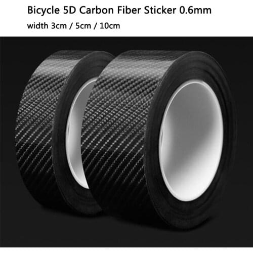 Bike Frame Protection Stickers Tape 5cm 10cm Bicycle Frame Protector 0.6mm Thickness Clear Wear Surface 5D Carbon Tape Film Tool