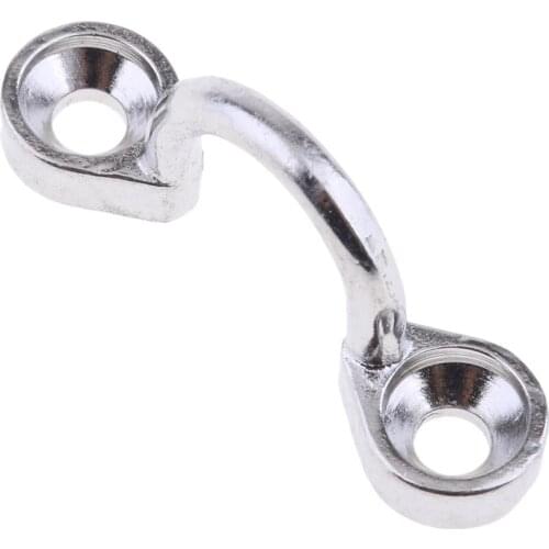 1Pc Stainless Steel Deck Loops Tie Down Pad Eye Strap for Boat Canoe Rigging