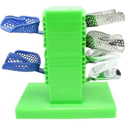 1PC Dental Clinics Lab Impression Tray Plaster Holder Stand Dental Tray Holder Assorted Colors
