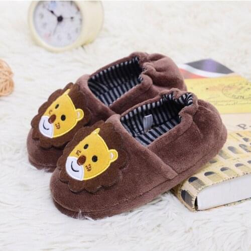 2021 Winter Fashionable Toddler Infant Kids Baby Warm Shoes Boys Girls Cartoon Soft-Soled Slippers Sapato Infantil kids shoes