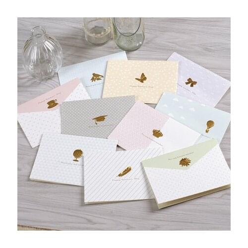 Eno Greeting happy teachers day cards metallic gold embossed teacher cards