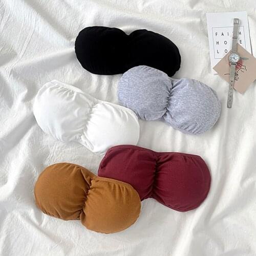 Bras women underwear wrap bra one line backless pad Sexy Brassiere womens jacquard weave Solid Base overlapping brand elastic