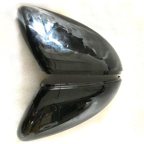 ABS BLACK Side Door Mirror Rearview Cover Trim 5GG 949 102 For GOLF 7 MK7 2013 2014