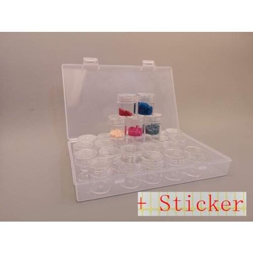 Stone Storage Accessory 27 Grids Storage Boxes Display Box Diamond Painting Cross Stitch Resin Rhinestone Beads Container tool