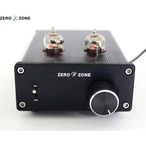 GZLOZONE Finished Hifi 6J1 Tube Preamp Stereo Vacuum Tubes Preamplifier + Power Adapter
