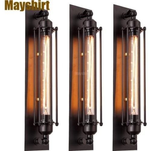 Loft Vintage Wall Lamps Bedroom American Industrial Wall Light Edison Light Bedside Bar Wall Fixtures Home Decoration Lighting