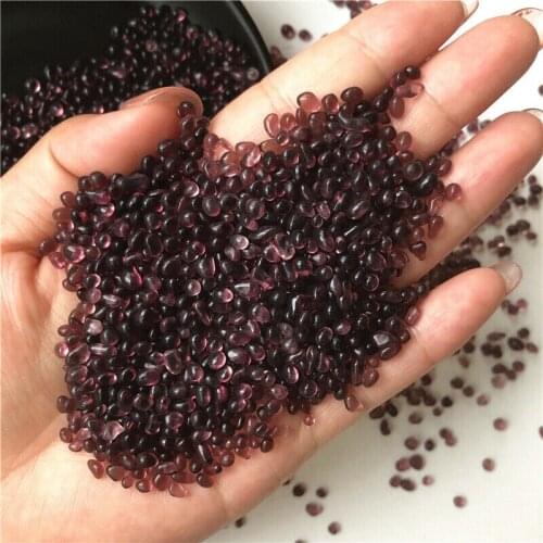 Wholesale 50g 2-5mm K5 Purple Glass Gravel Glaze Stone Rock Polished Aquarium Specimen Quartz Crystals