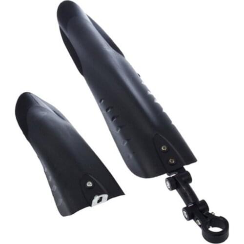 Adjustable Mountain Bicycle Bike Outdoor Front Rear Mud Guards Mudguard Fenders Set Black Quick Release Cycling Mudguard