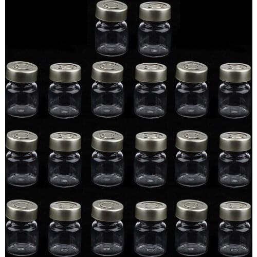 Pack-of 20 Empty Containers Essential Oils Vials Bottles with Rubber Stopper