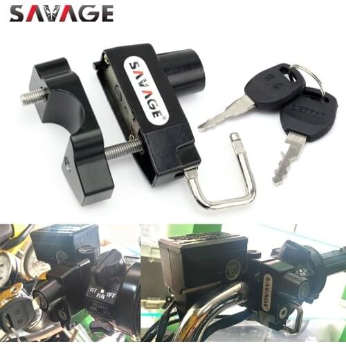 Helmet Lock For YAMAHA XV 125/250/400/500/535/700/750/920/1000/1100 Virago SRV 250 Renaissa Motorcycle Handlebar Clamp Cover