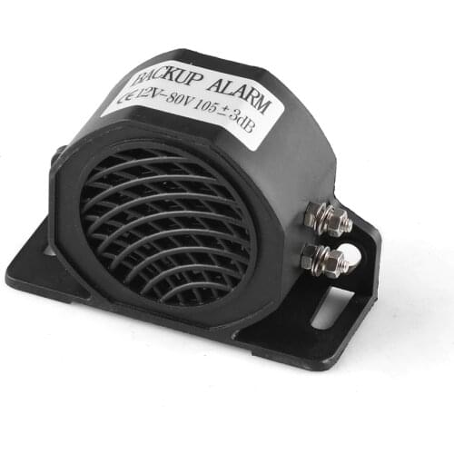 12V Decibel 105dB Backup Siren Beeper Buzzer Sound Warning Alarm Car Truck Vehicle Horn For Vehicle Reversing Reminders