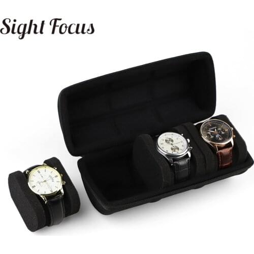 1,2,3,5 slots Portable Watch Storage Box Watch Organizer Watch Case Watch Roll Travel Case Storage Organizer Watch accessory