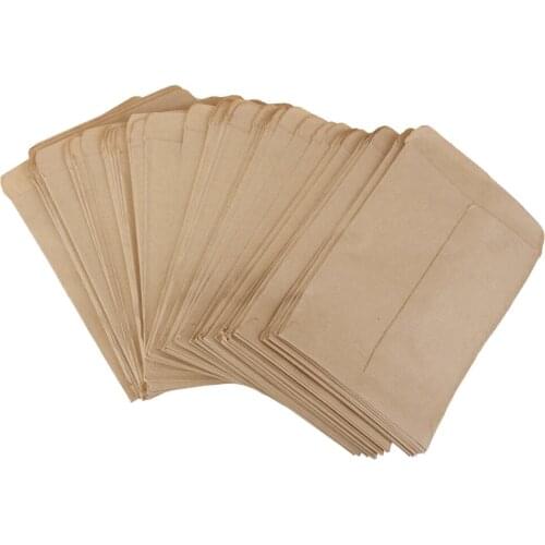 100x Sticky Kraft Paper Seed Bags For The Control Of Pollination In Vegetable