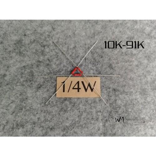 10K-91K 1/4W Fever Grade HiFi Audio Resistance Full Range of High Precision-low Temperature Drift-no Sense