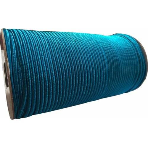 130m/Roll Peacock Blue Best Flat Nylon Cord+4mm Jewelry Accessories Thread Macrame Rope Bracelet Beading String Cords