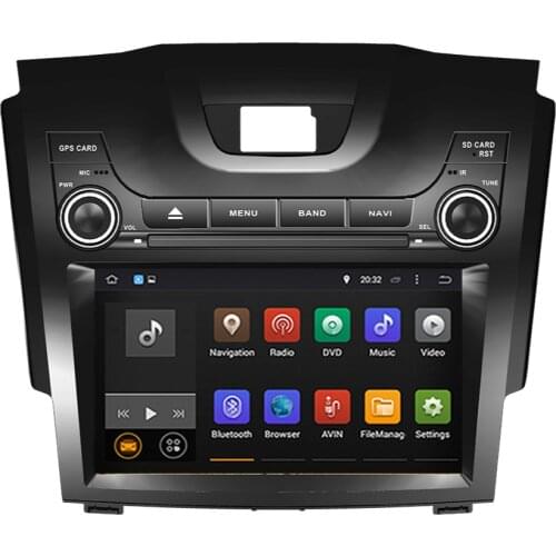 Octa Core 4GB RAM Android 9.0 Car Radio Stereo With GPS Navigation For Chevrolet S10/S-10/ISUZU D'MAX 2012-2020CD DVD Multimedia