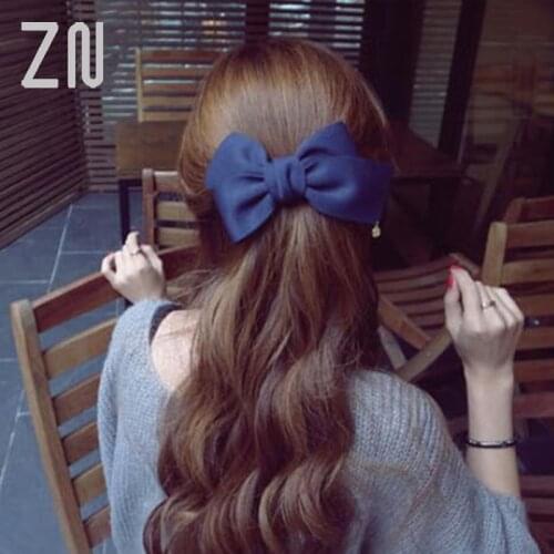 ZN Hair Accessories for Women Hair Ornaments Flower Hair Clip Fashion Cute Hairpins Bow Hairclips for Girls Headwear