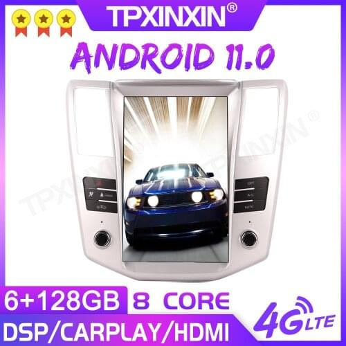 For Toyota Land cruiser LC100 ​2002 - 2007 Android Car Radio Stereo Autoradio 2 Din Tesla Style Multimedia Player GPS Navi Unit