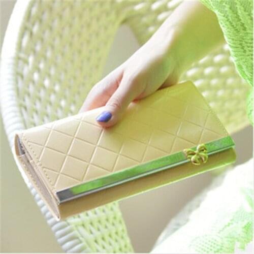 Free Shipping Women Clutch Wallet Soft PU Leather Bag Coin Purse Candy Color Purses Female Handbags Women Wallets Card Holder